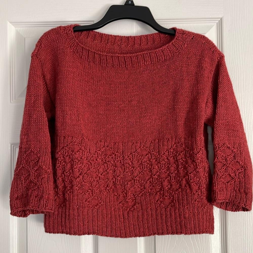 Women’s hand knit sweater